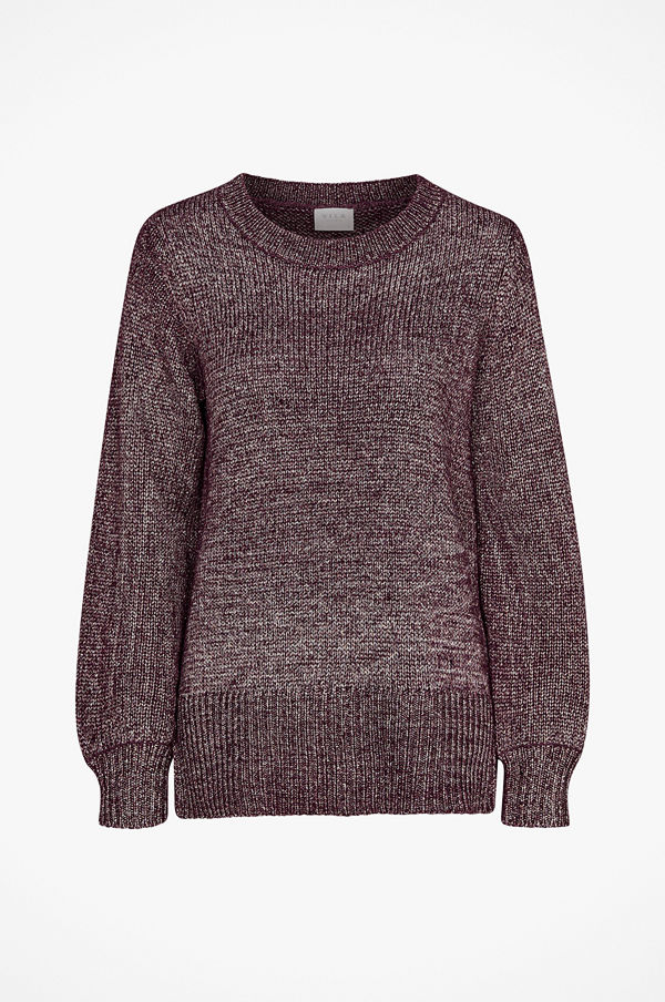 Vila Tröja viCleared Knit Metallic Top