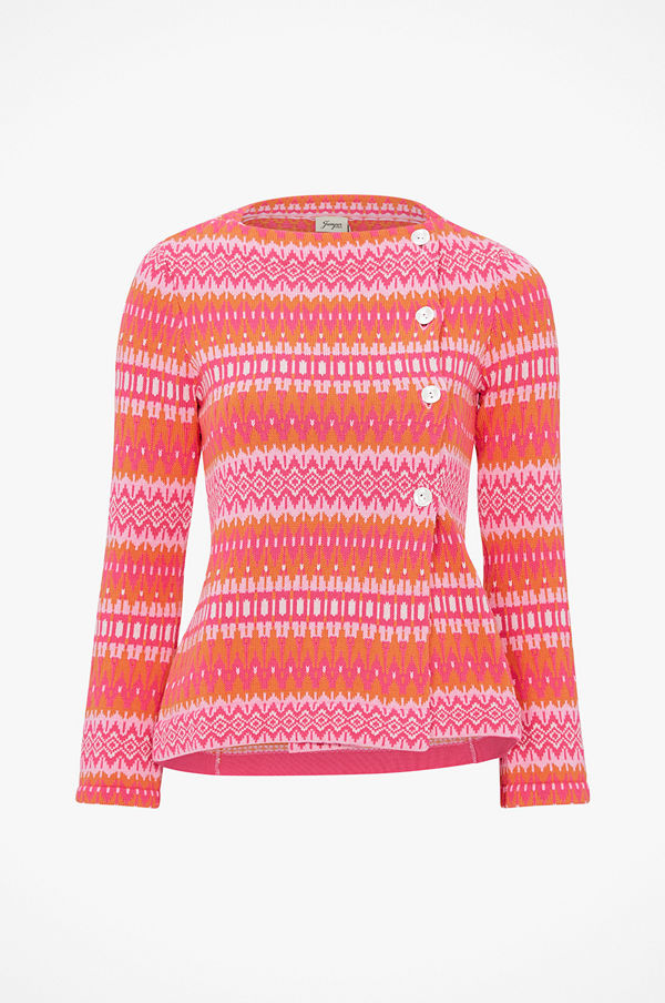 Jumperfabriken Cardigan Siv Cotton