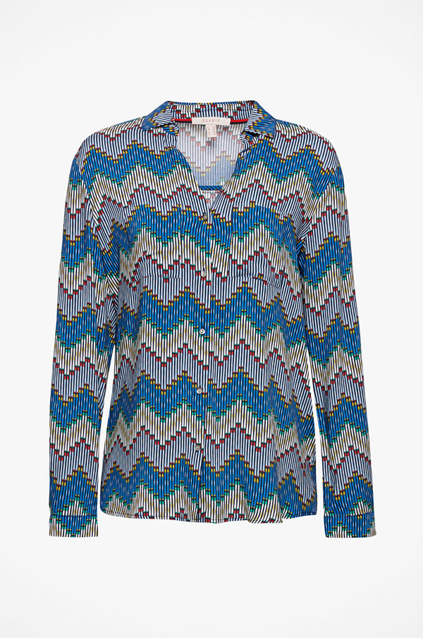 Esprit Blus med färgglatt mönster