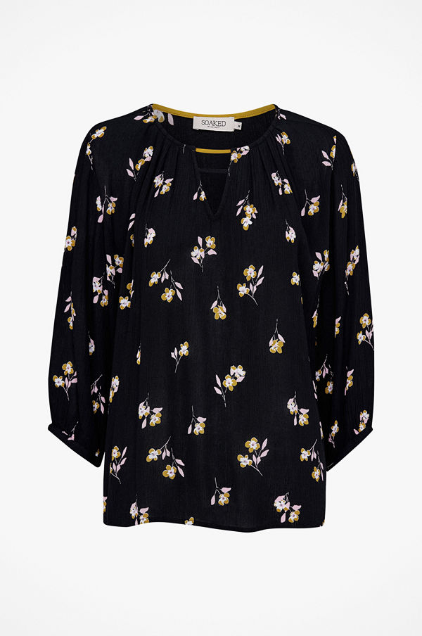 Soaked in Luxury Blus Sloane Blouse 3/4