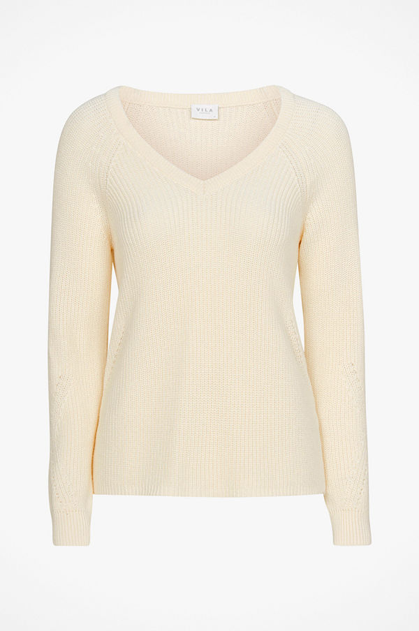 Vila Tröja viMyntani Knit Pointelle