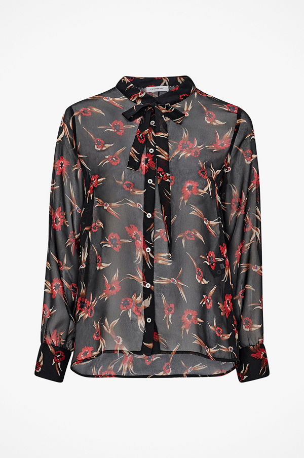co’couture Knytblus Ovida Tie Shirt