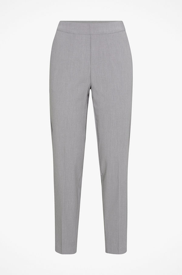 Object Byxor objCecilie MW 7/8 Pants ljusgrå