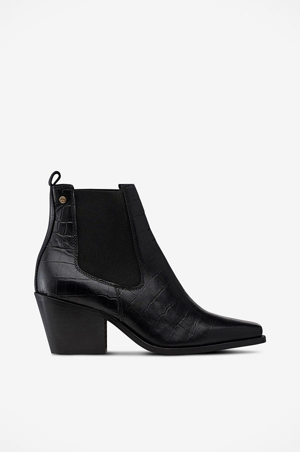 Agnes Cecilia Boots Western Croco