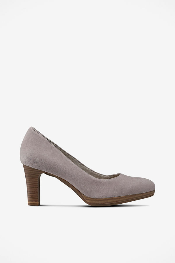 Tamaris Pumps i mocka/skinn