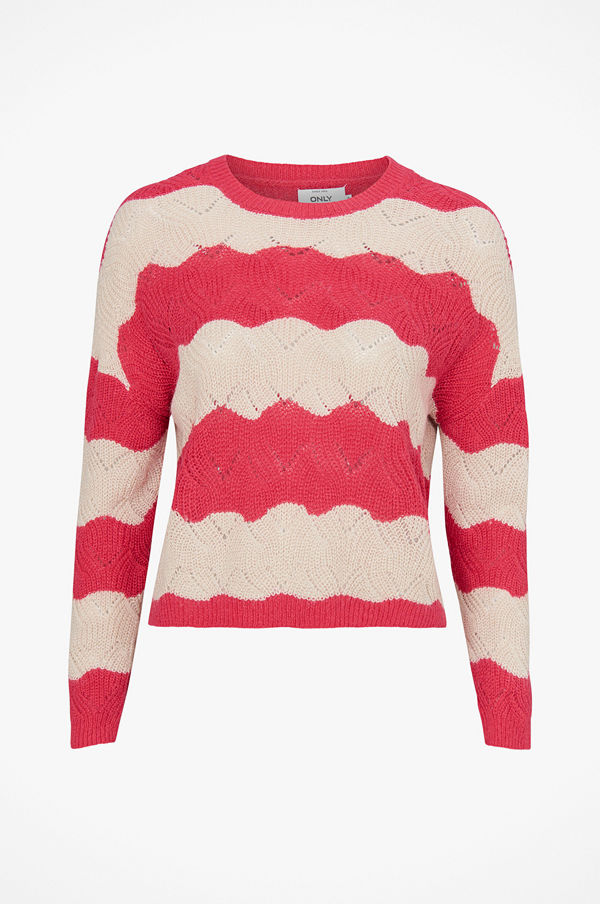 Only Tröja onlKaro L/S Stripe Pullover