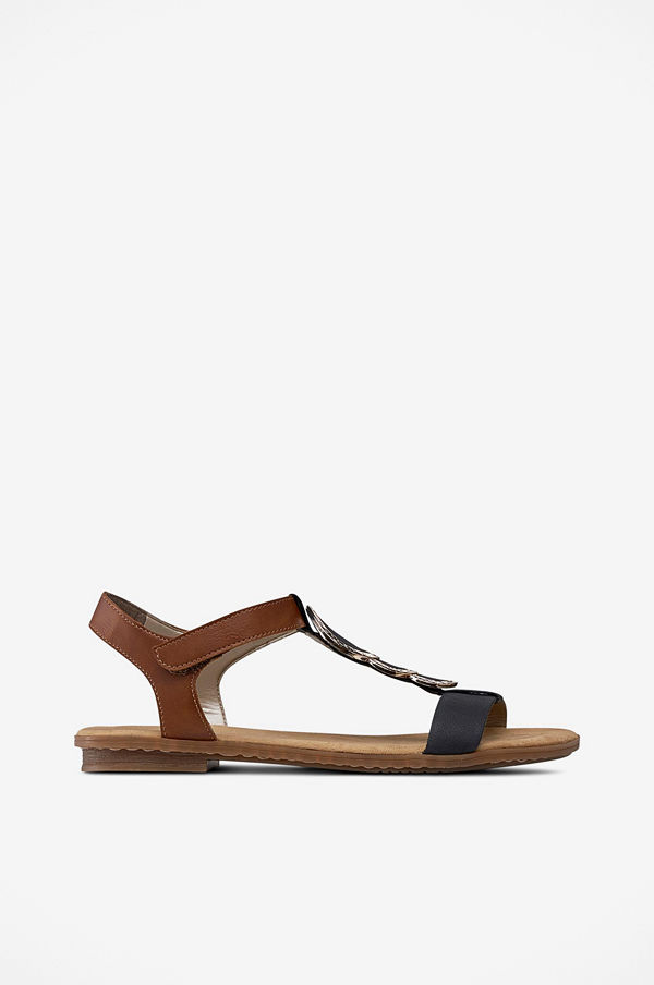 Rieker Sandal med mässingsdekor