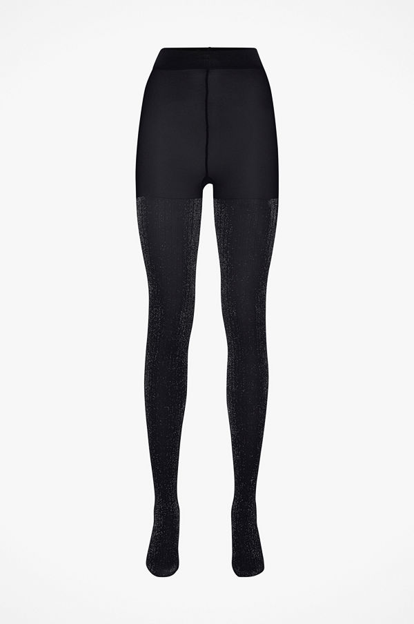 Swedish Stockings Strumpbyxor Lisa Lurex Rib Tights
