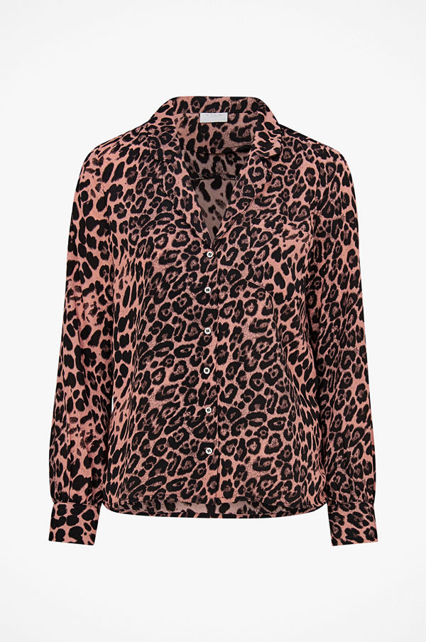 Vila Blus viFabina L/S Shirt Leopard