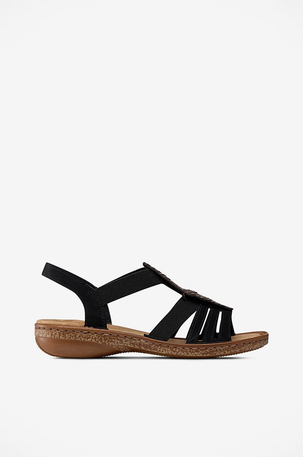 Rieker Sandaler med stendekorationer