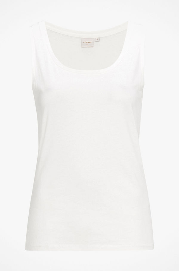 Cream Linne Naia O-neck Tank Top