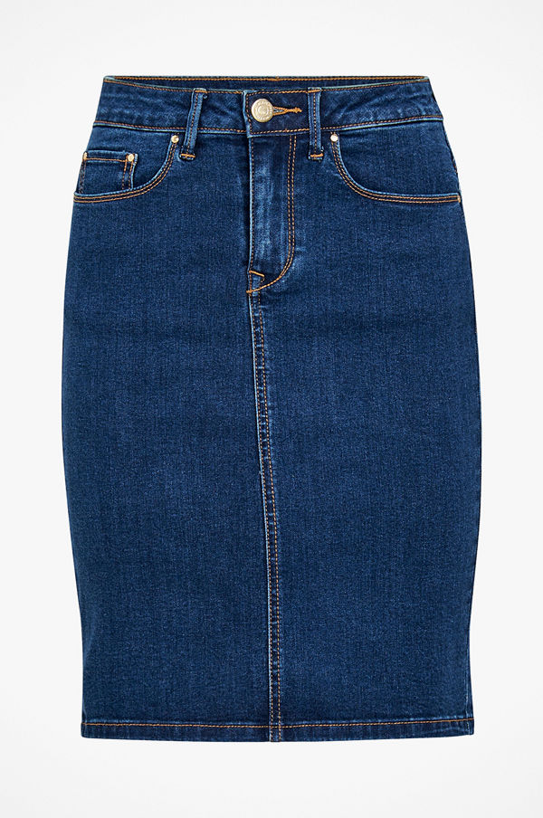Vila Jeanskjol viCommit Felicia Short Skirt