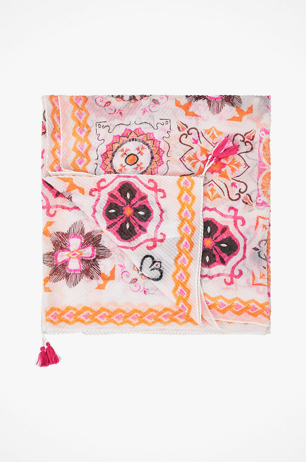 Desigual Scarf Foul Rajoles Plisado