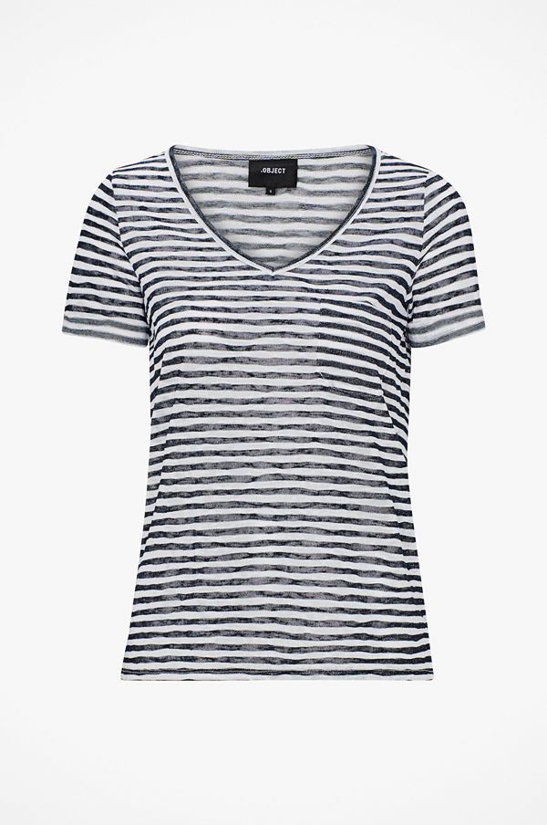 Object Topp objTessi Slub S/S V-neck