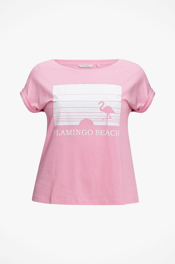 Only Carmakoma Topp carFlamingo SS Tee