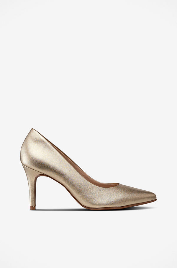 Shoebiz Pumps Lee Metal Dourado