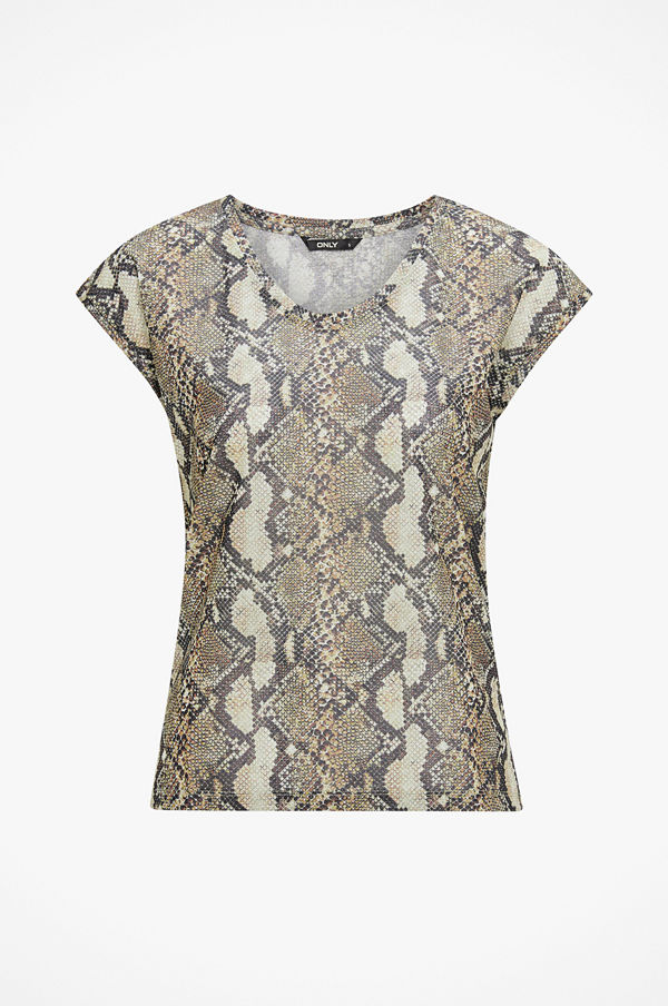 Only Topp onlSilvery SS Lurex Top