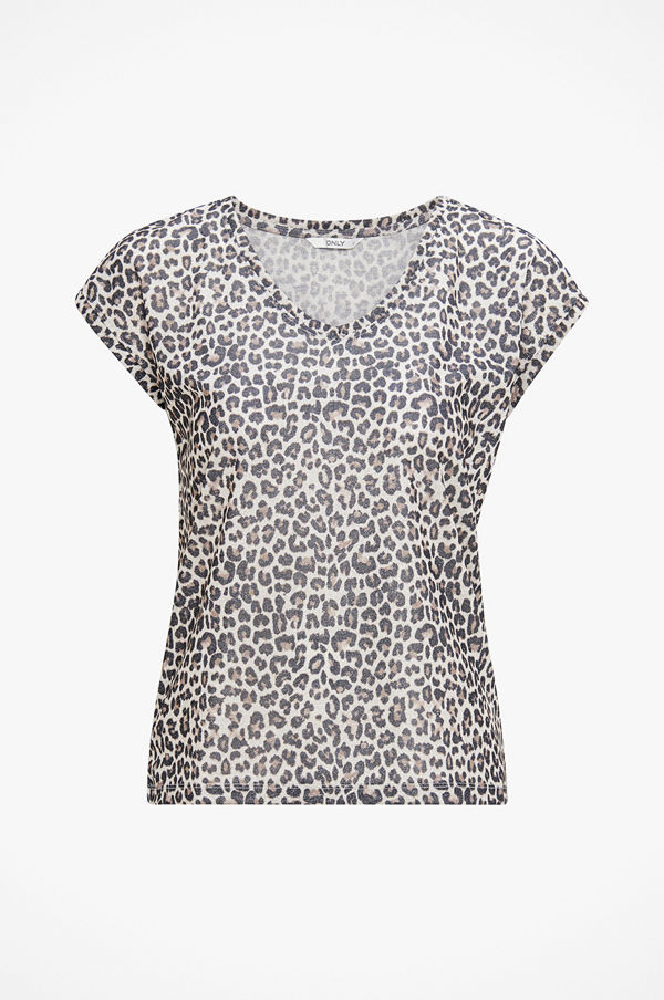 Only Topp onlSilvery SS Lurex Top