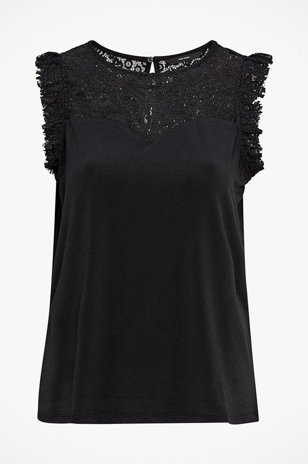 Vero Moda Topp vmAlberta Sweetheart Lace S/L Top