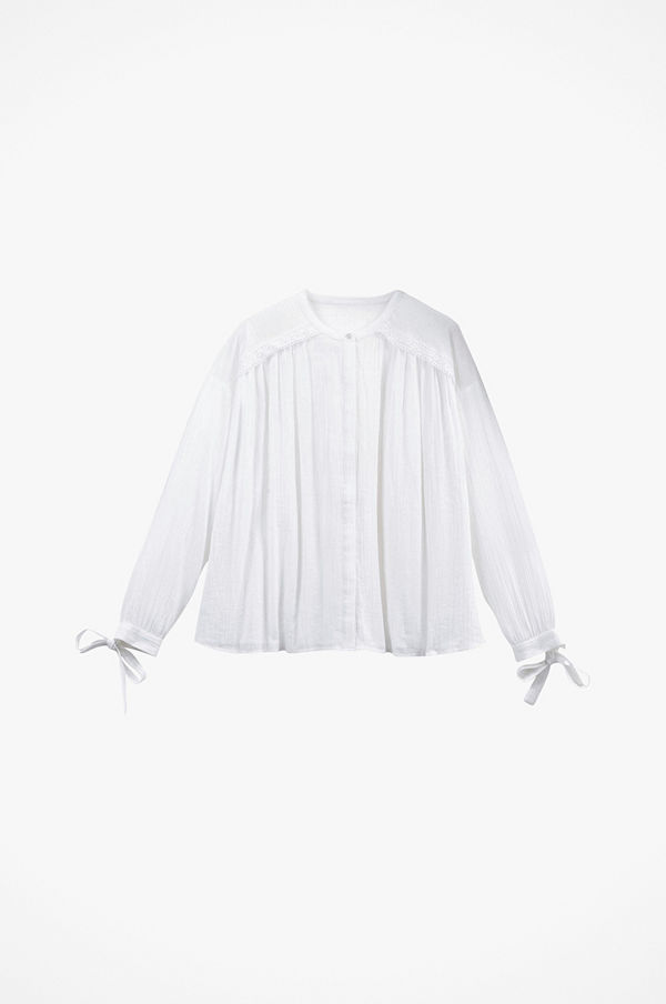 La Redoute Blus med rund halsringning
