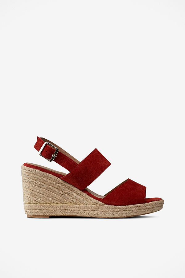 Ellos Sandalett Wedge Suede