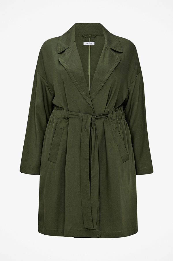 La Redoute Halvlång trenchcoat i lyocell