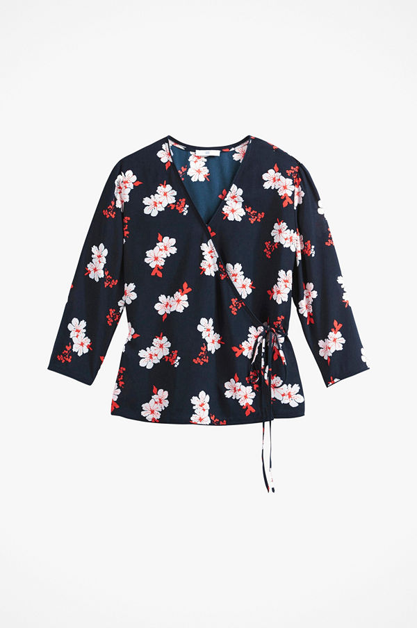 La Redoute Mönstrad blus med trekvartslång ärm