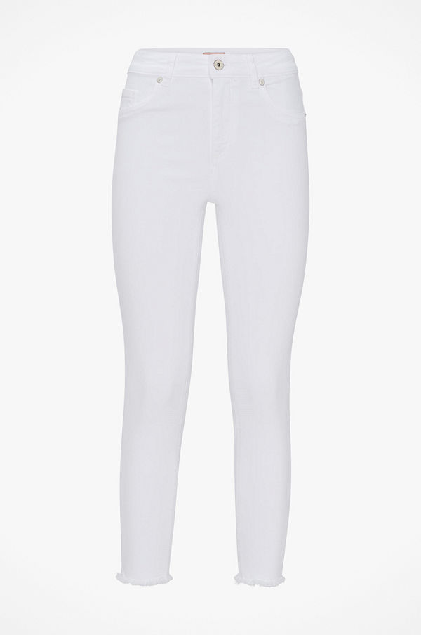 Only Byxor onlBlush Mid Skinny Ankle Raw