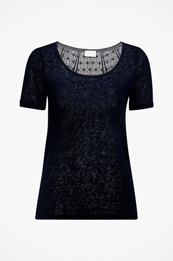 Vila Topp viSumi S/S New Back Lace Top