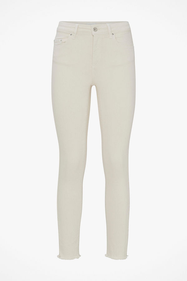 Only Byxor onlBlush Mid Skinny Ankle Raw Colour