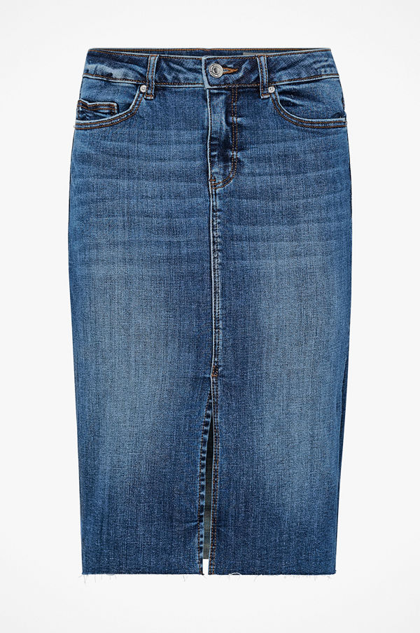 Vero Moda Jeanskjol vmJasmin MR Slim Pencil Skirt