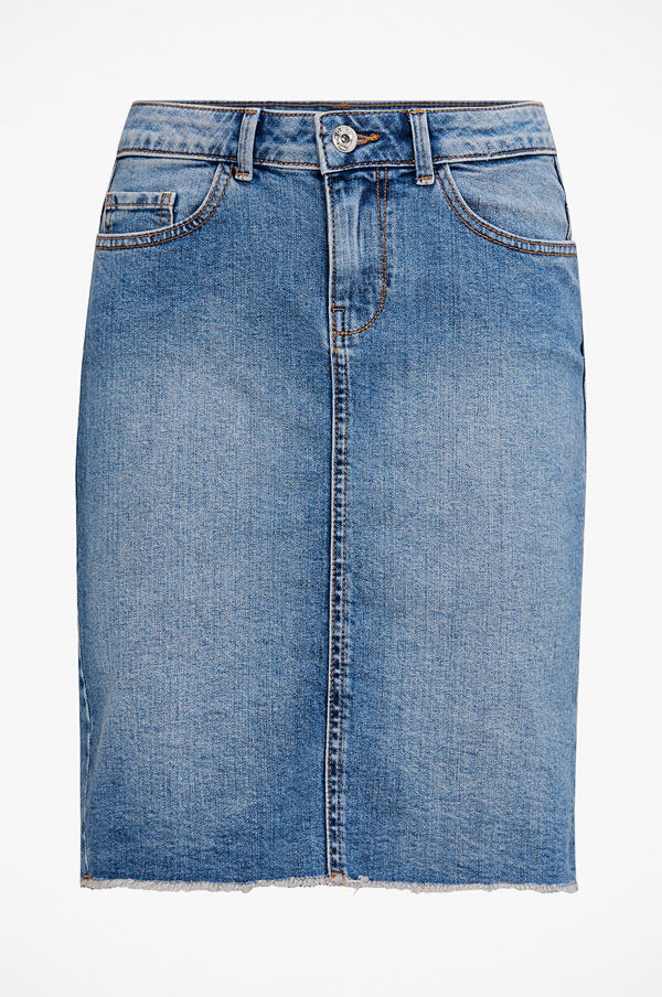 Only Jeanskjol onlEliza Reg Raw Edge Skirt 08