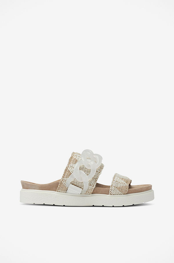 INUIKII Sandal Slipper Chain Raffia