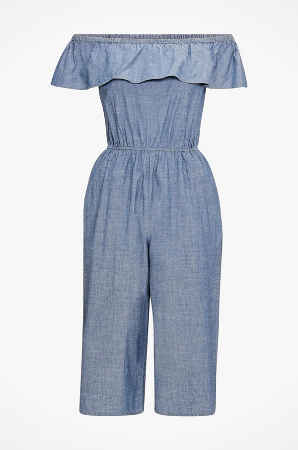 Vero Moda Jumpsuit vmEmilia Ruffle Drop Chambray Jumps