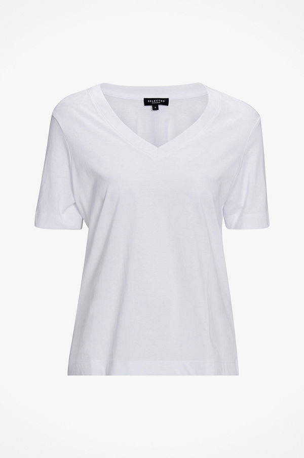Selected Femme Topp slfStandard SS V-neck Tee