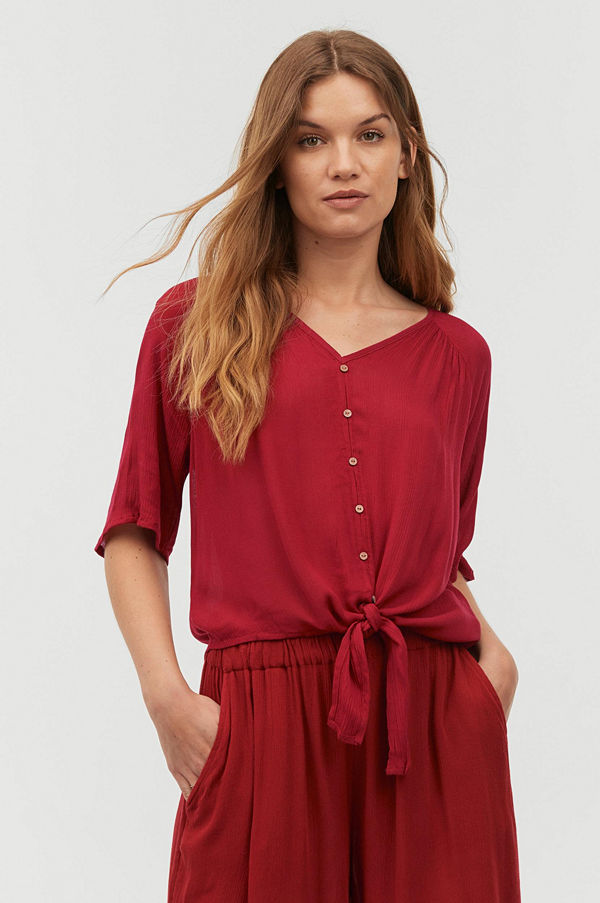 Ellos Blus Carol Knot