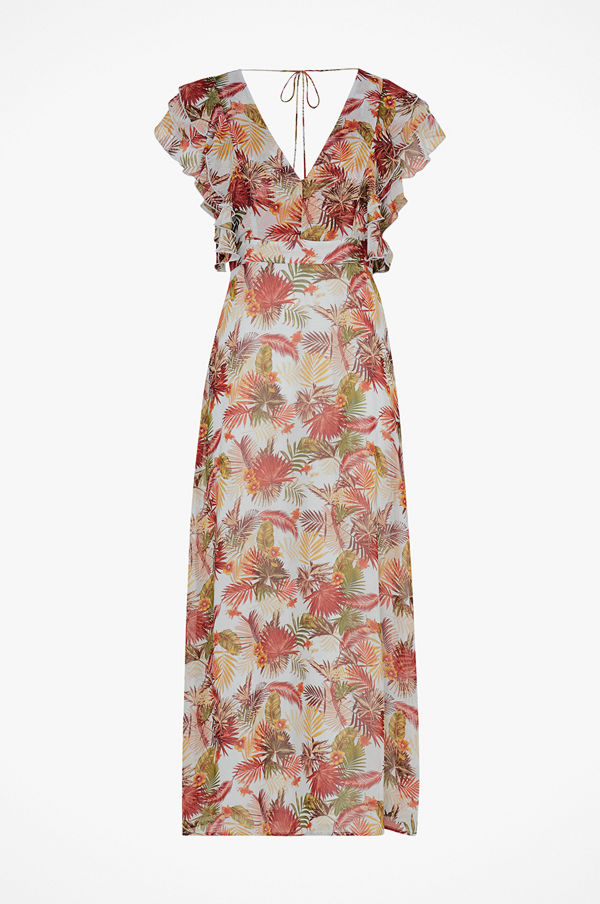 Only Maxiklänning onqCorrie S/L Ruffle Maxi Dress