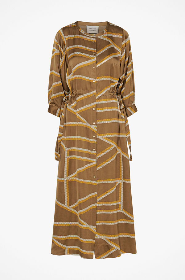 Second Female Maxiklänning Sonja LS Maxi Dress
