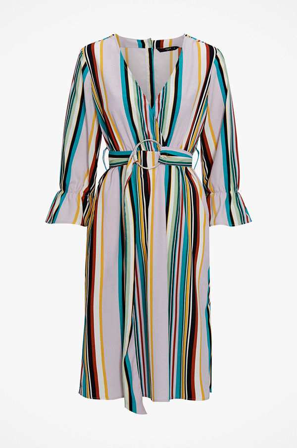 Only Klänning onqBlair 3/4 Stripe Midi Dress