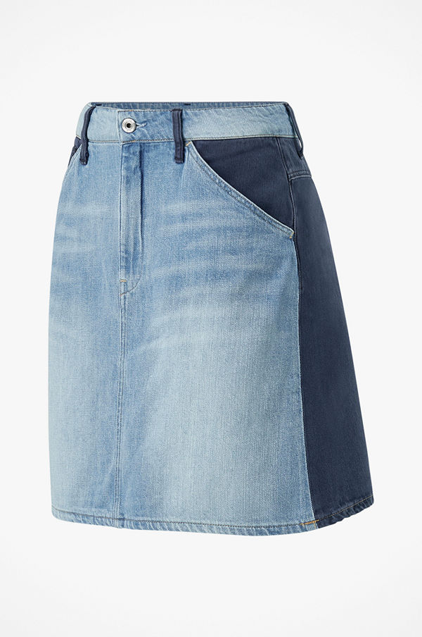 G-Star Jeanskjol Faeroes Zip Skirt