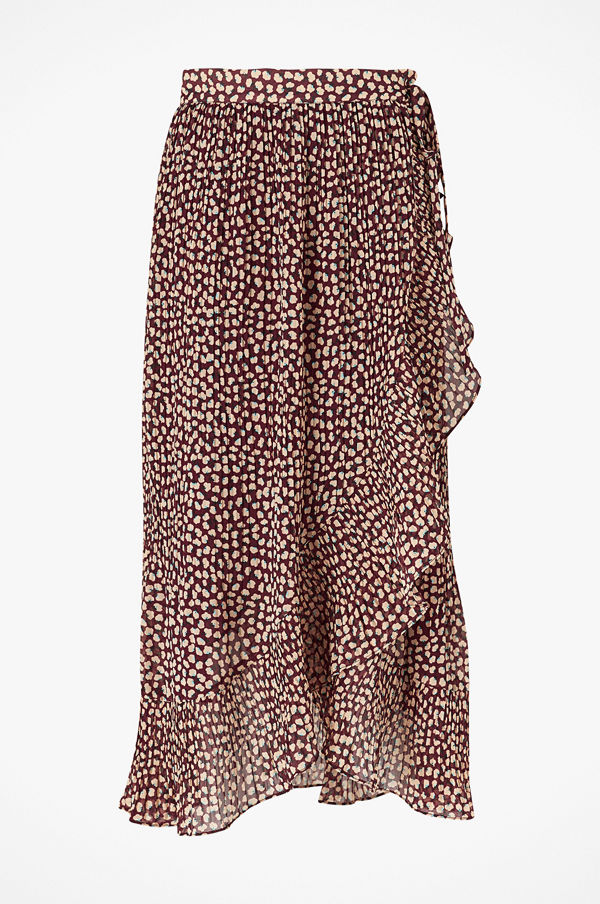 Second Female Omlottkjol Anita Wrap Maxi Skirt