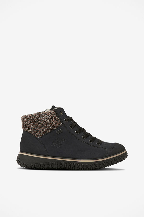 Rieker Boots med stickad krage