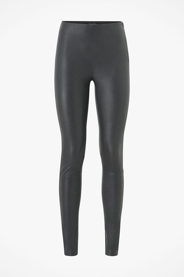 Selected Femme Skinnleggings slfSylvia MW Stretch Leather Leggings