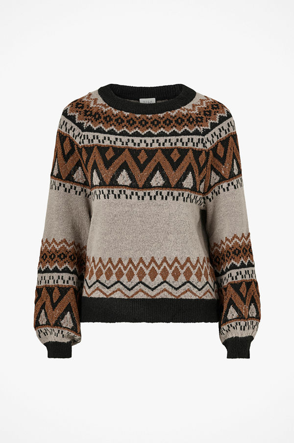 Vila Tröja viIlse Knit L/S O-Neck Top