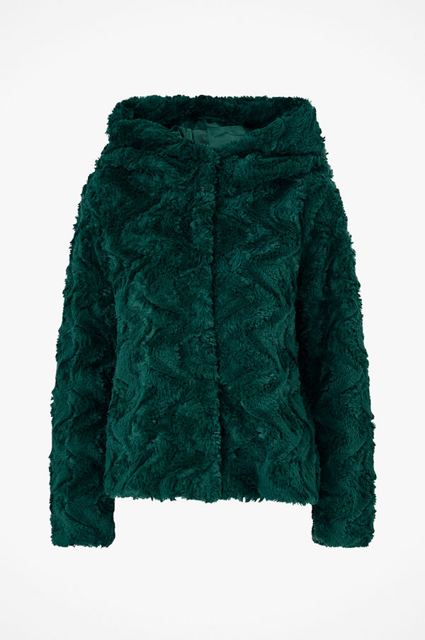 Vero Moda Fuskpäls vmCurl Hoody Faux Fur Jacket