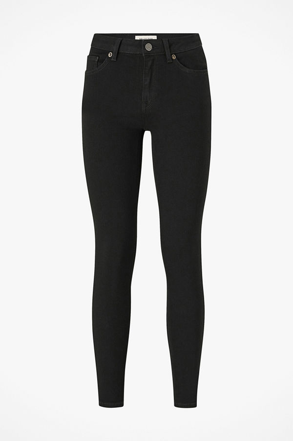 Selected Femme Jeans slfIda MW Skinny Black Jeans