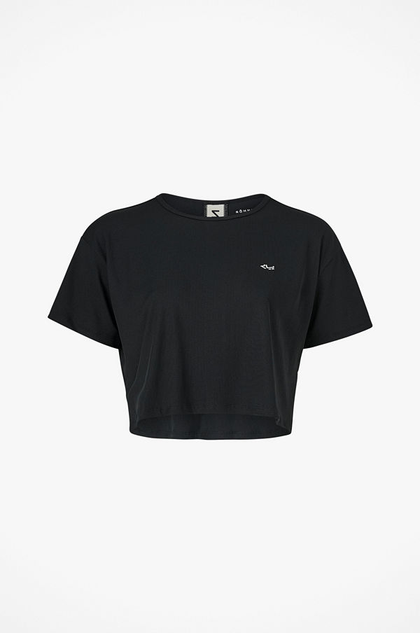 Röhnisch Träningstopp Logo Ribbed Crop Top