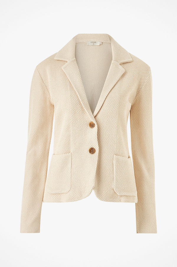 Cream Cardigan Longo