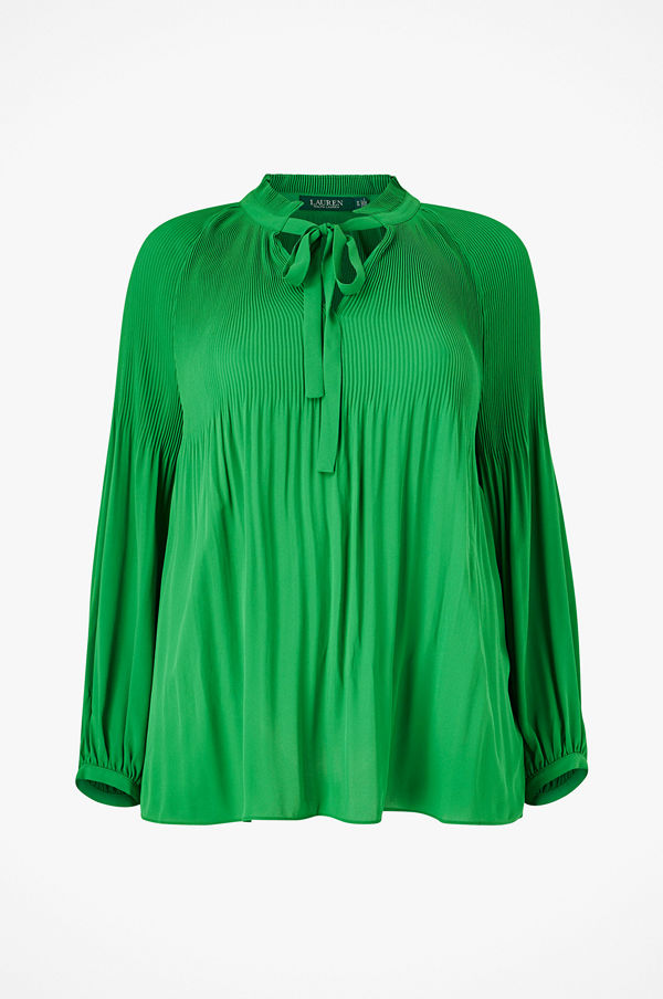 Lauren Ralph Lauren Curve Blus Duong Long Sleeve Shirt
