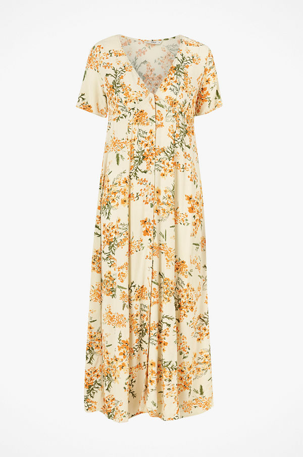 Only Maxiklänning onlFloria SS Midi Dress Wvn